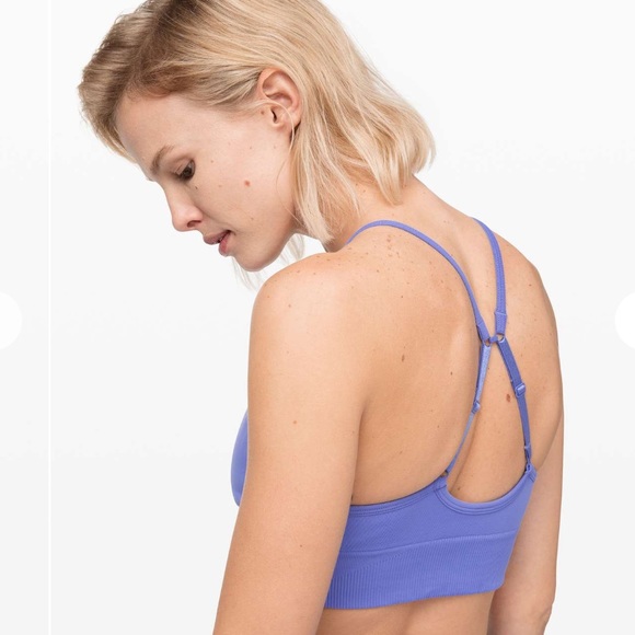 Lululemon Ebb To Street Bra 6 8 Small Violet Viola - Picture 2 of 10